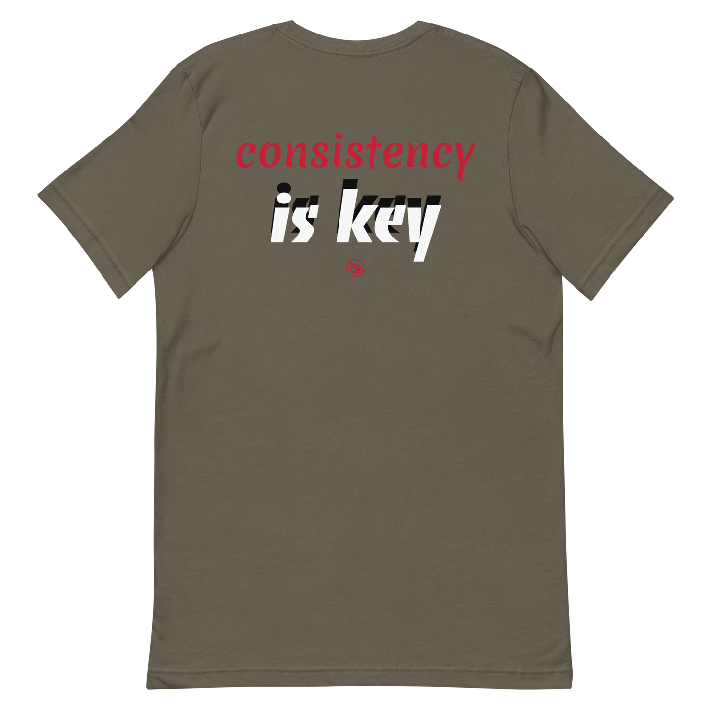 FOCUS CONSISTENCY IS KEY LOGO TEE