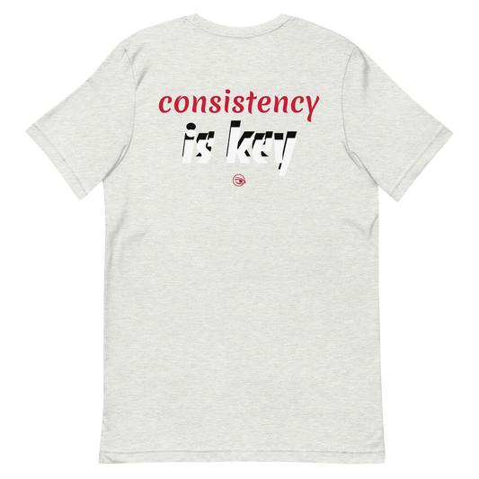 FOCUS CONSISTENCY IS KEY LOGO TEE